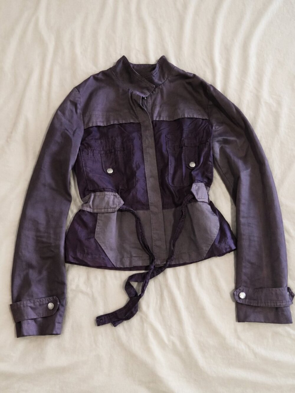 Patrizia Pepe Y2K Utility Jacket Made in Italy Size 40